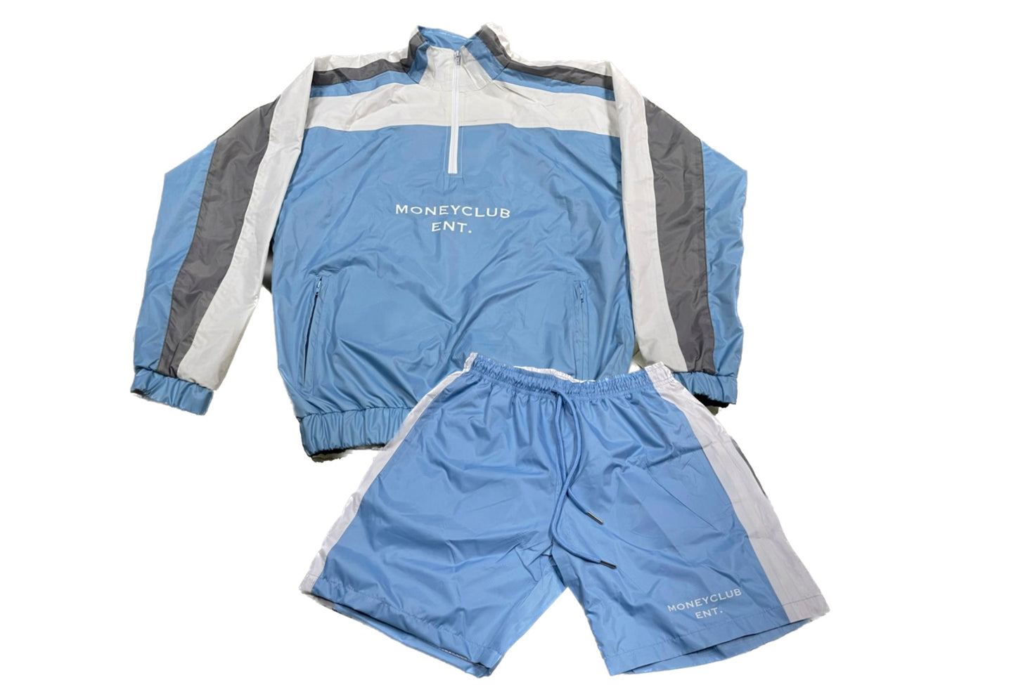 Baby Blue Windbreaker Set