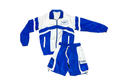 Blue/White Windbreaker Set