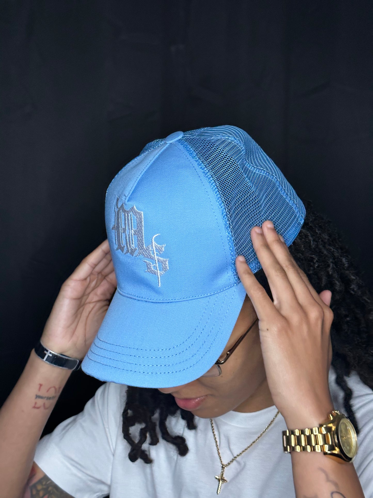 Blue MoneyClub Trucker Hat