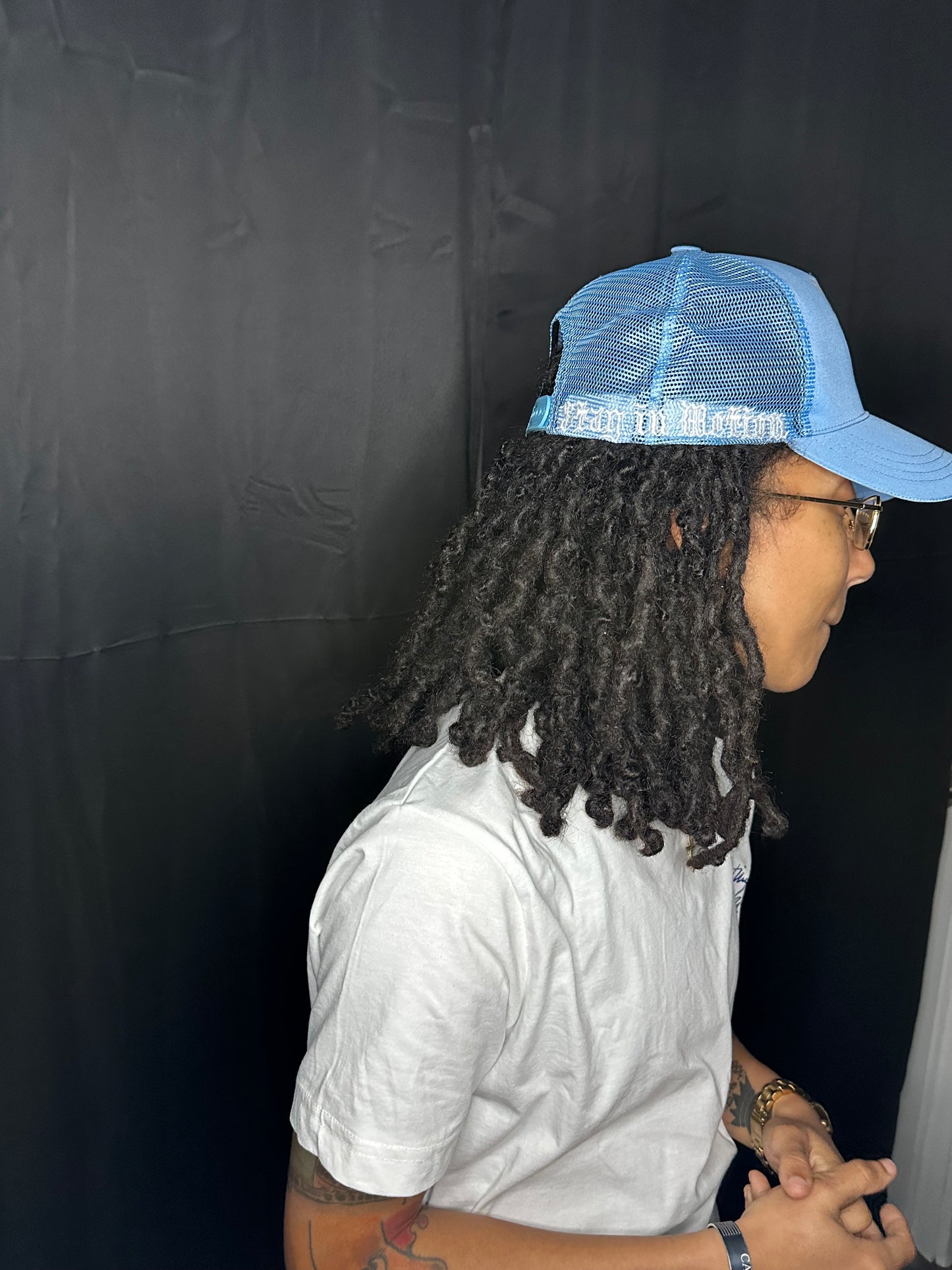 Blue MoneyClub Trucker Hat