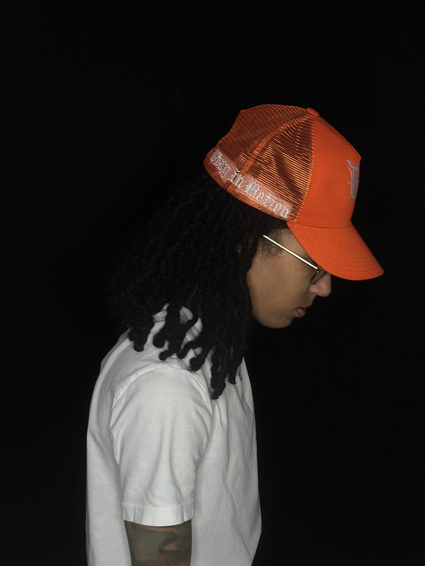 Orange MoneyClub Trucker Hat