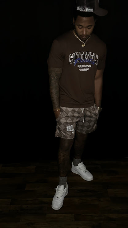 Brown MoneyClub Summer Shorts