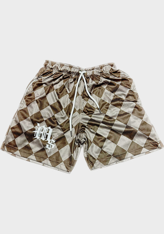 Brown MoneyClub Summer Shorts