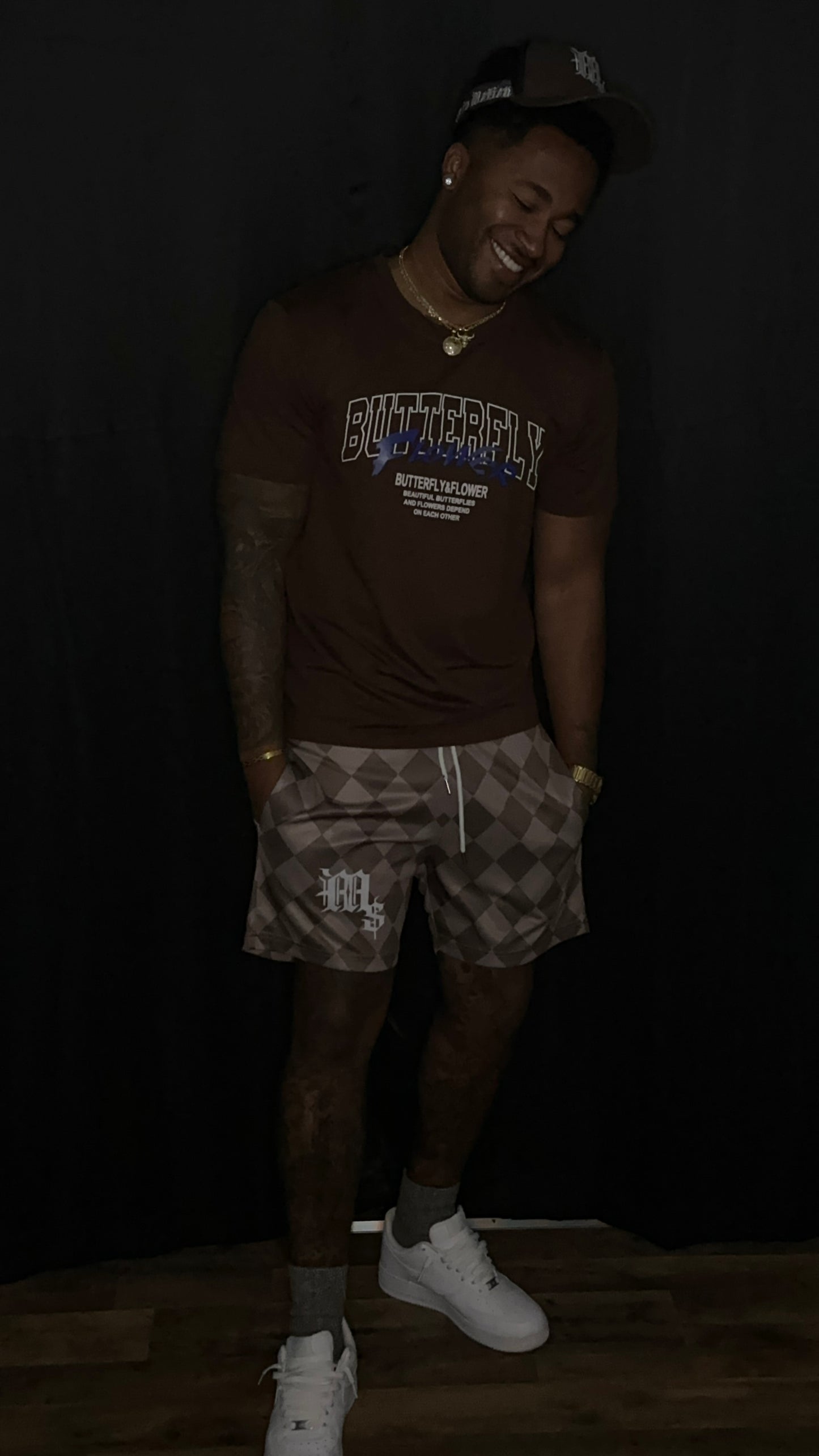 Brown MoneyClub Summer Shorts