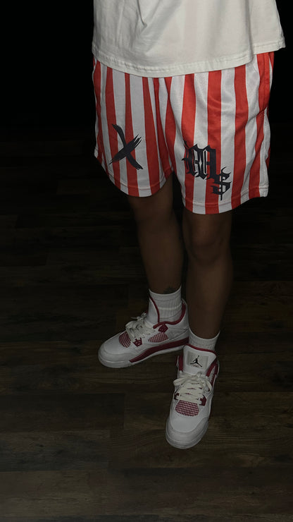 Red MoneyClub Summer Shorts