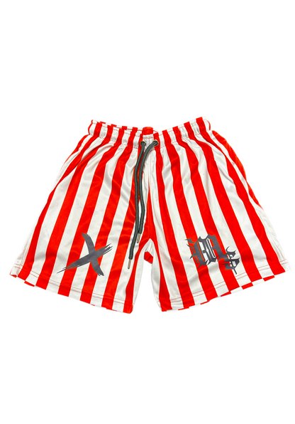 Red MoneyClub Summer Shorts